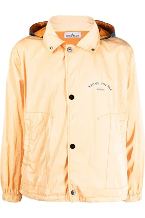 Stone Island Kapuzenjacke mit Logo-Print