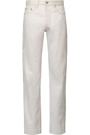 Maison Margiela Halbhohe Straight-Leg-Jeans