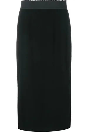 Dolce & Gabbana Midirock mit Wellensaum