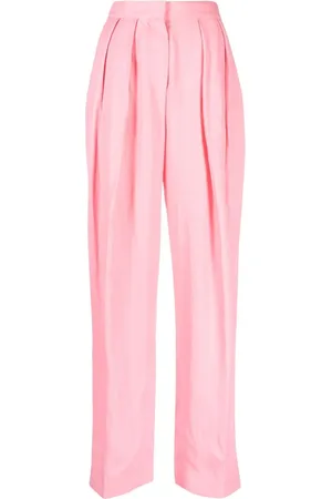 Stella McCartney Wide-Leg-Hose mit Bundfalten