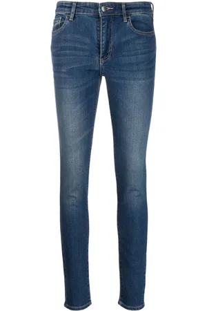 Armani Exchange Halbhohe Skinny-Jeans
