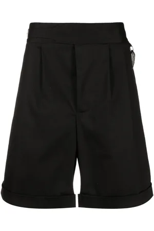 Roberto Cavalli Bermudas mit Tigerzahn-Applikationen