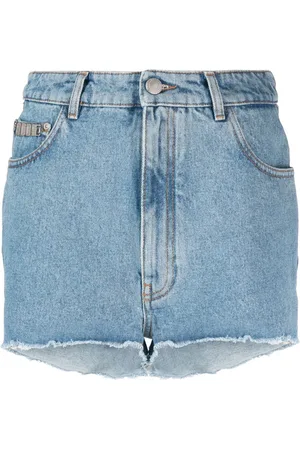 GCDS Hoch sitzende Jeans-Shorts