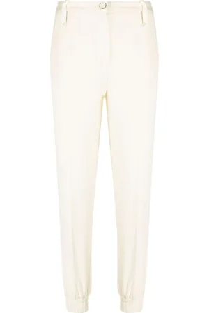 Twin-Set Cropped-Hose mit elastischen Bündchen