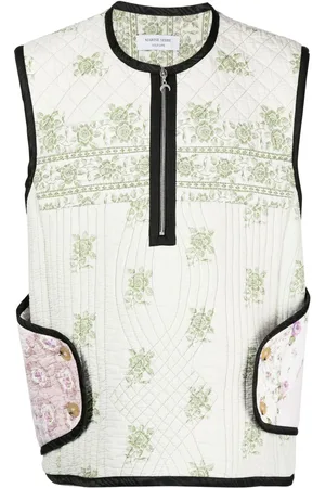 Marine Serre Weste mit Blumenmuster