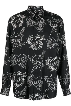 Philipp Plein Hemd mit Logo-Print