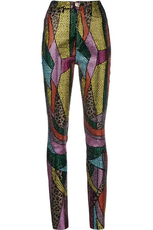 Philipp Plein Rainbow Patchwork-Jeggings