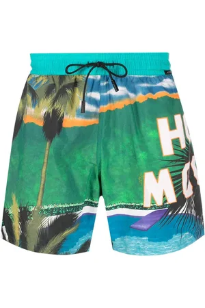 Etro Badeshorts mit Landschafts-Print