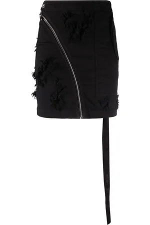 Rick Owens Rock mit Reißverschluss