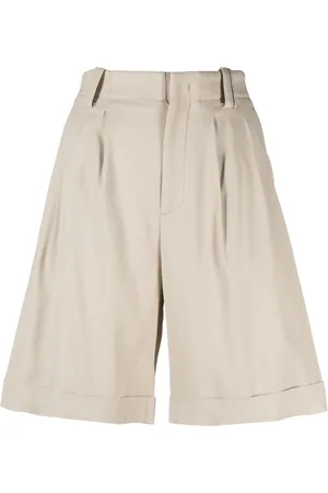 LORENA ANTONIAZZI High-Waist-Shorts mit Falten