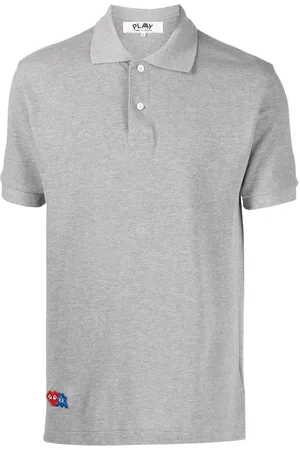 Comme des Garçons Poloshirt mit Logo-Applikation