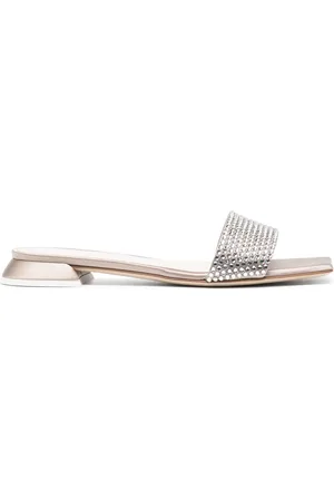 3Juin Sandalen mit Strass