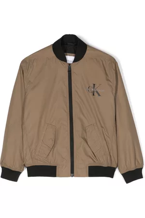 Calvin Klein Jungen Sommerjacken - Bomberjacke mit Logo-Print