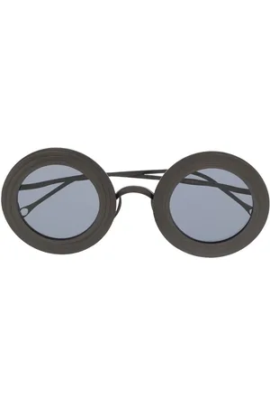 UMA WANG Sonnenbrille mit rundem Gestell