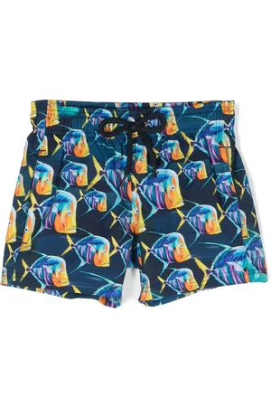 Vilebrequin Badeshorts mit Fischmuster