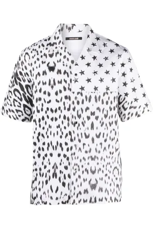 Roberto Cavalli Hemd mit grafischem Print