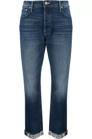 Mother Damen Cropped Jeans - "The Scrapper" cropped jeans