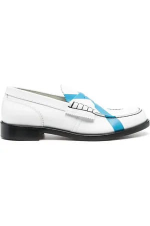 College Loafer mit Kontrastnaht
