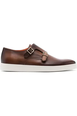 santoni Monk-Schuhe mit doppelter Schnalle