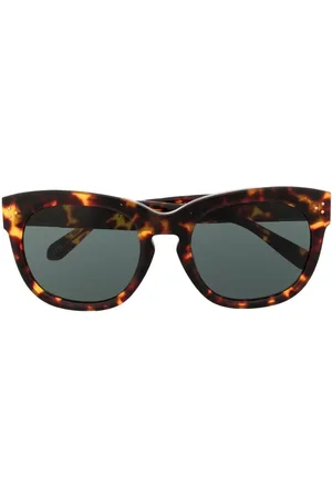 Linda Farrow Jenson Sonnenbrille in Schildpattoptik