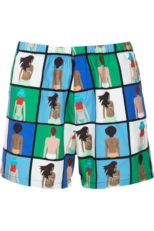 AMIR SLAMA Shorts mit elastischem Bund