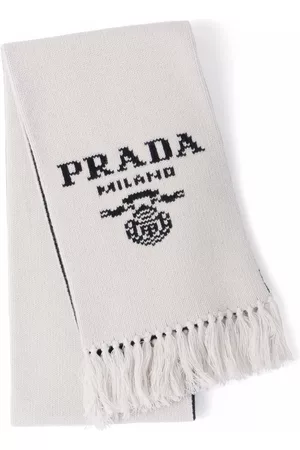 Prada Herren Schals - Intarsien-Schal mit Logo