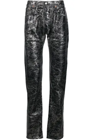 GALLERY DEPT. Gerade Jeans mit abstraktem Print