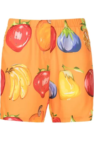 AMIR SLAMA Shorts mit Früchte-Print
