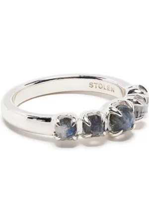Stolen Girlfriends Club Halo Cluster Ring mit Mondstein