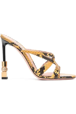 Bally Mules mit Schlangenleder-Print