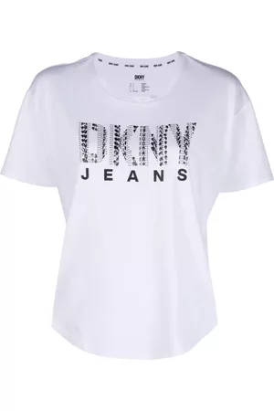 DKNY Damen Shirts - T-Shirt mit Nieten