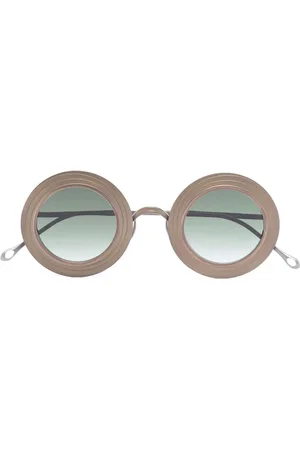 UMA WANG Sonnenbrille mit rundem Gestell