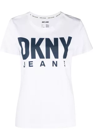 DKNY Damen Shirts - T-Shirt mit Logo-Print