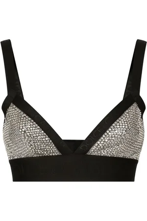 Dolce & Gabbana KIM DOLCE&GABBANA Triangel-BH mit Strassverzierung