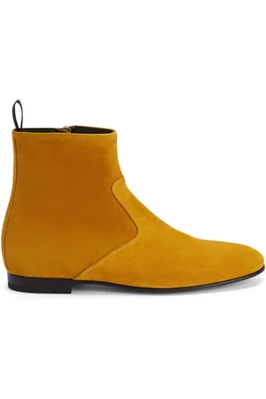 Giuseppe Zanotti Wildlederstiefel mit Reißverschluss