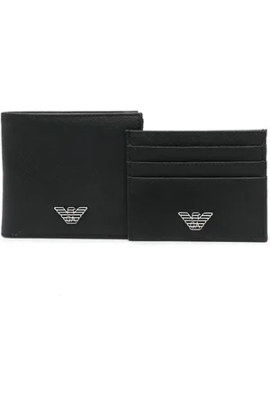 Emporio Armani Portemonnaie-Set mit Logo-Schild