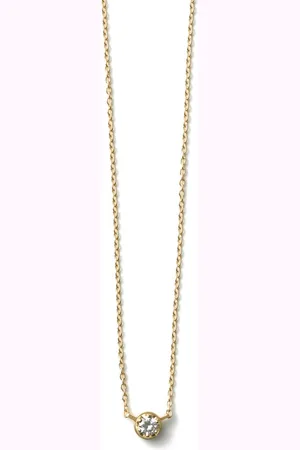 SHIHARA 18kt Gelbgoldhalskette mit Diamanten