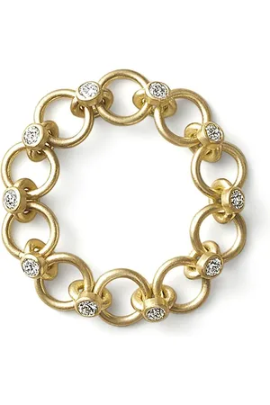 SHIHARA 18kt Gelbgoldring mit Diamanten