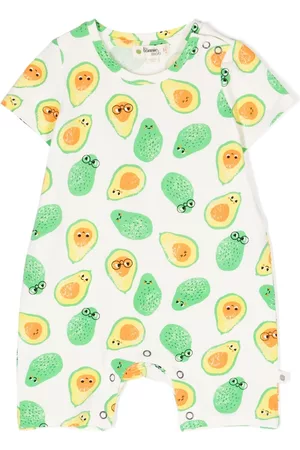 THE BONNIE MOB Baby Bodys - Blackpool Strampler mit Avocado-Print