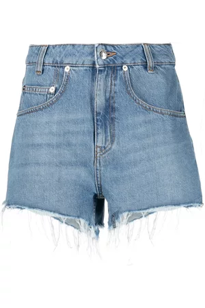IRO Damen Shorts - Ausgefranste Jeans-Shorts