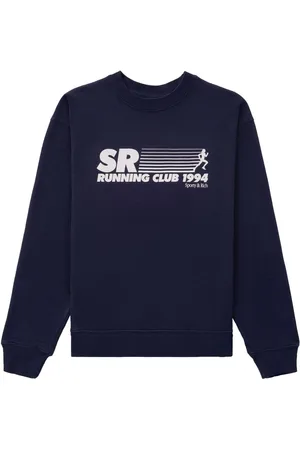 Sporty & Rich Sweatshirt mit "SR Running Club"-Print
