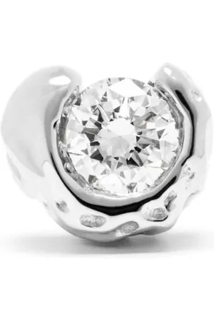 Maria Black 14kt Weißgoldohrstecker mit Diamant
