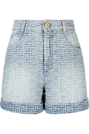 Balmain Shorts mit Monogramm-Print