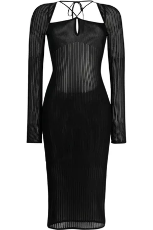 Nensi Dojaka Kleid mit offenem Rücken