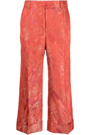 ALBERTO BIANI Cropped-Hose mit Jacquardmuster