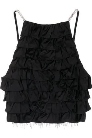 Shushu/Tong Cropped-Top mit Kristallen