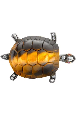 Pragnell 18kt Victorian Rotgoldbrosche