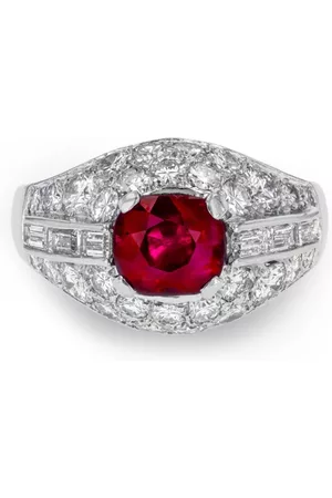 Bvlgari Damen Ringe - 1960s Trombino Ring mit Diamanten