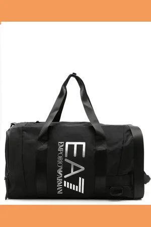 EA7 Reisetasche mit Logo-Print