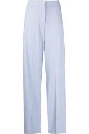 Khaite High-Waist-Hose mit weitem Bein